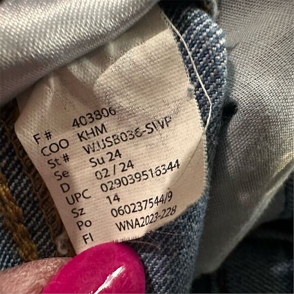 Jessica Simpson Women's Plus Size 14 Blue Straight Denim Jeans Stretch - Picture 9 of 14